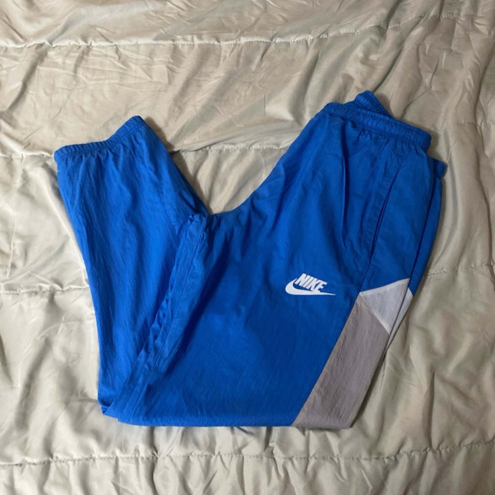 Nike Kids Blue and Gray Joggers